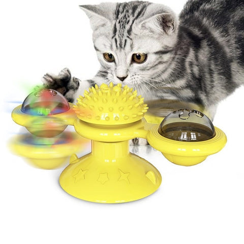 Windmill Cat Toy Interactive Pet Toy for Cats