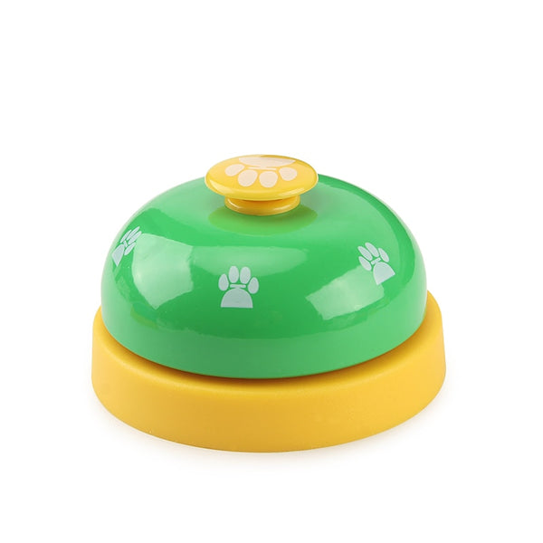 Pet Toy Bell Dog Cat Training Interactive Sounding Toy Called Dinner Small Bell Footprint Ring Trainer Feeding Reminder