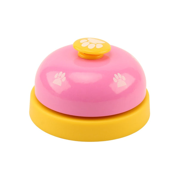 Pet Toy Bell Dog Cat Training Interactive Sounding Toy Called Dinner Small Bell Footprint Ring Trainer Feeding Reminder