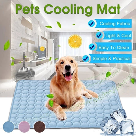 Pet Cooling Mat Washable Breathable Lightweight Environmentally Friendly Pet Pad