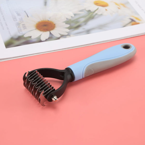 Dog Comb Pet Hair Removal Comb Cat Grooming Brush Detangler Fur Trimming Pet Grooming Tool Dog Brush For Long Hair