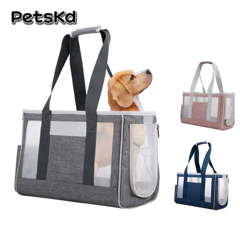 Pet Carrier Breathable Cat Carrier Bag for Small Dog Handbag Transporter Pets Bag Portable Puppy Single Shoulder Bags Traval