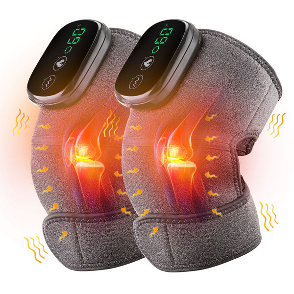 Thermal Knee Massager Electric Wireless Leg Joint Elbow Heating Vibration Massage Arthritis Therapy Pain Relief Knee Pad Support