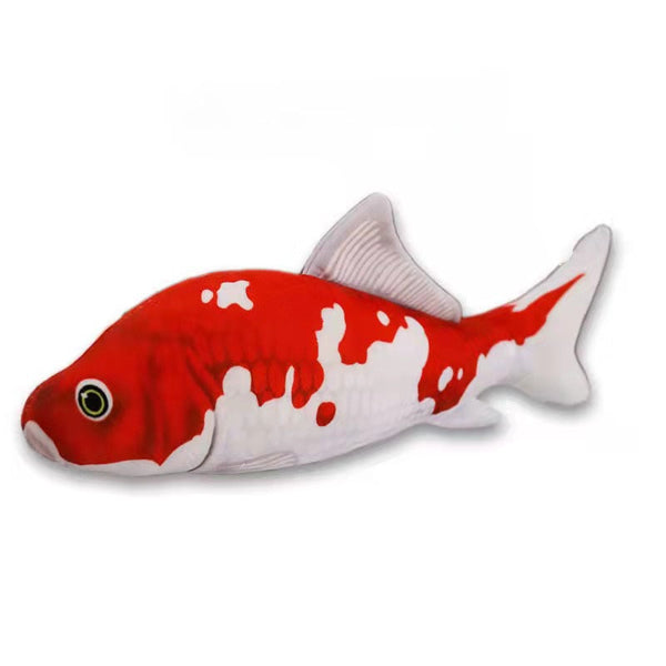 Cat Toy Training Entertainment Fish Plush Stuffed Pillow 20CM Simulation Fish Cat Toy Fish Interactive Pet Chew Toys