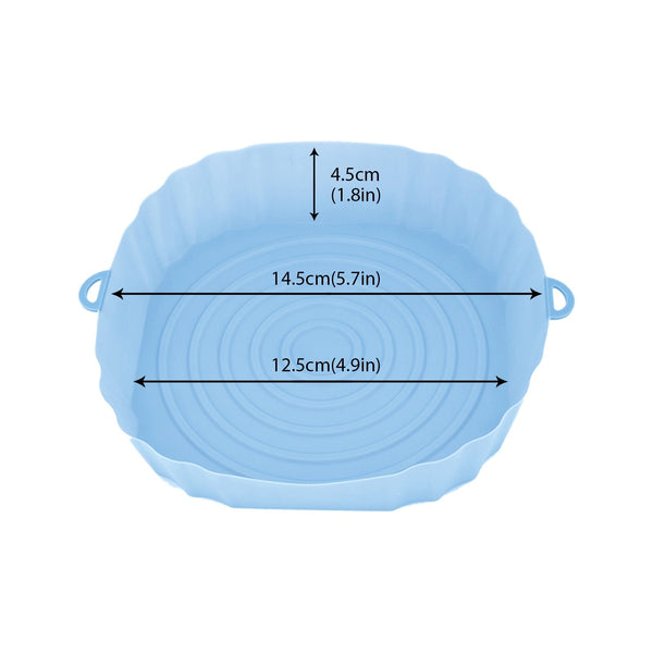 Air Fryer Silicone Basket Mat Mold Liner Shaped For Air-fryers Silicone Tray