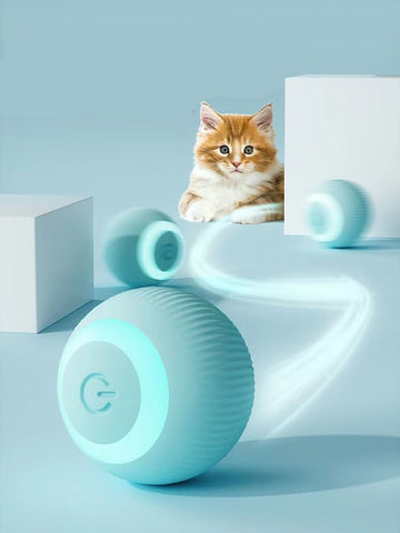 Electric Ball Cat Toy Automatic Rolling Interactive Playing