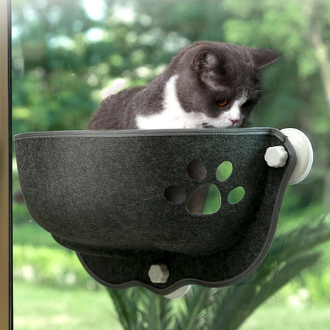 Cat Window Hammock With Cushion Hanging Sleeping Bed With Strong Suction Cups