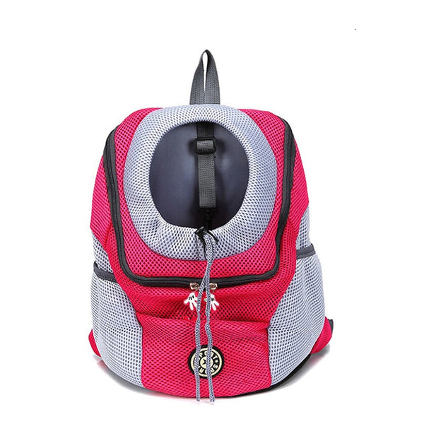 Dog Carrier Bag Outdoor Pet Carrier for dogs Nylon Double Shoulder Portable Travel Backpack Mesh Backpack Head Cat Carrier Bag