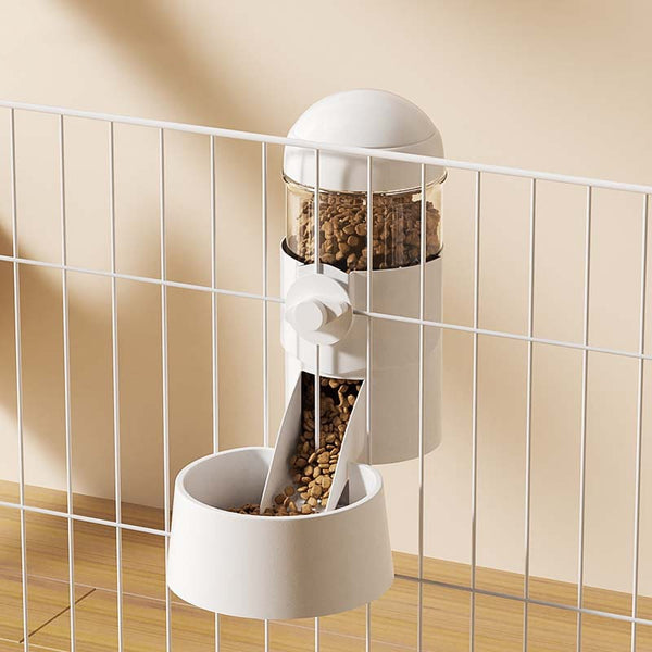 Pet Food Bowl Can Hang Stationary Dog for Cat Cage Feeder Bowls Dogs Hanging Bowls Puppy Rabbit Kitten Birds Feeder Dispenser