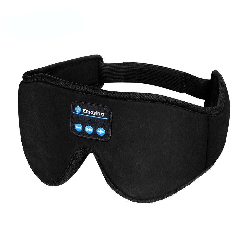 3D Wireless Music Headphone Smart Eye Mask Bluetooth Headset