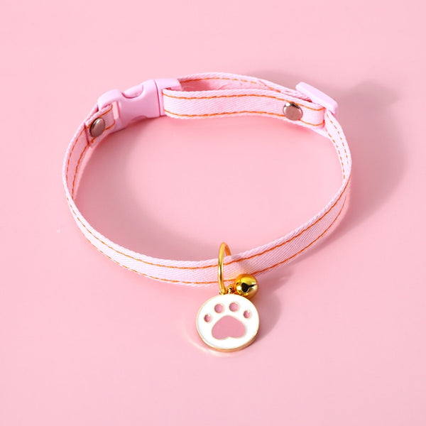 1 Pcs Adjustable Kitten Cartoon Collar Cat Bells