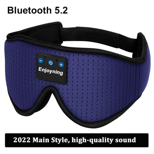 3D Wireless Music Headphone Smart Eye Mask Bluetooth Headset