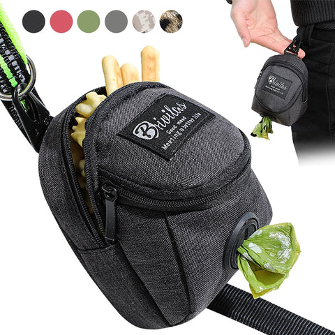 Portable Dog Training Treat Bag Snack Reward Waist Bag For Dog Poop Dispenser