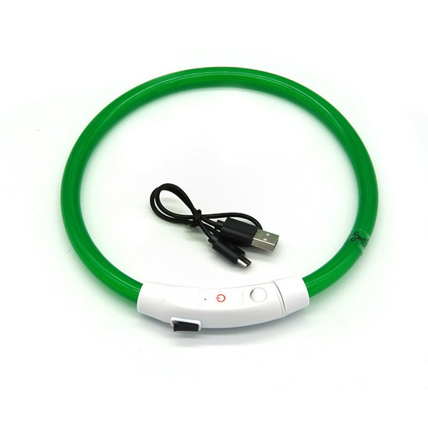 Glowing Dog Collar USB Charging Luminous Leash