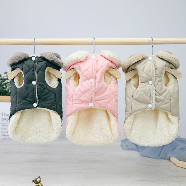 Warm Dog & Cat Clothes Thick Cotton Pet Jacket