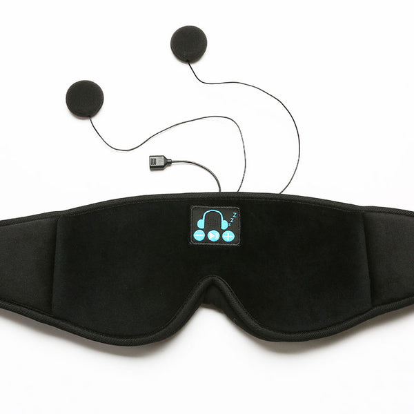 3D Wireless Music Headphone Smart Eye Mask Bluetooth Headset