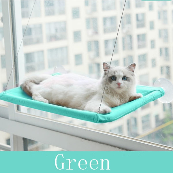 Cat Window Hammock With Cushion Hanging Sleeping Bed With Strong Suction Cups