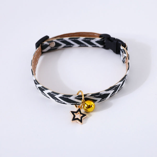 1 Pcs Adjustable Kitten Cartoon Collar Cat Bells