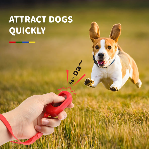 Dog Training Clicker Plastic With Adjustable Wrist Strap