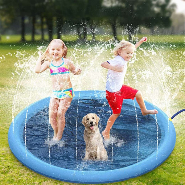 Inflatable Dog Sprinkler Pad Pet Swimming Pool