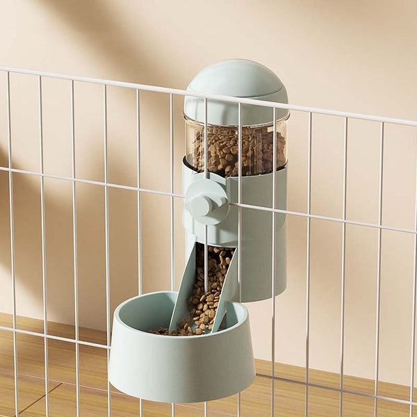 Pet Food Bowl Can Hang Stationary Dog for Cat Cage Feeder Bowls Dogs Hanging Bowls Puppy Rabbit Kitten Birds Feeder Dispenser