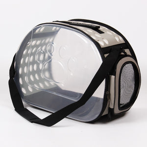 Breathable Cat or Dog Carrier durable Transparent Space Cat carrying bag Travel Space Capsule Cage