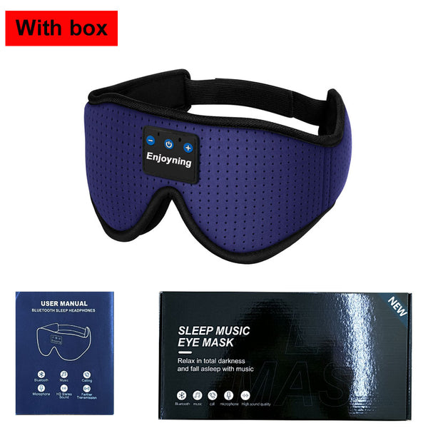 3D Wireless Music Headphone Smart Eye Mask Bluetooth Headset