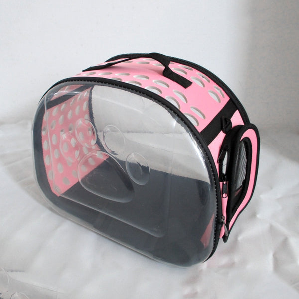 Breathable Cat or Dog Carrier durable Transparent Space Cat carrying bag Travel Space Capsule Cage