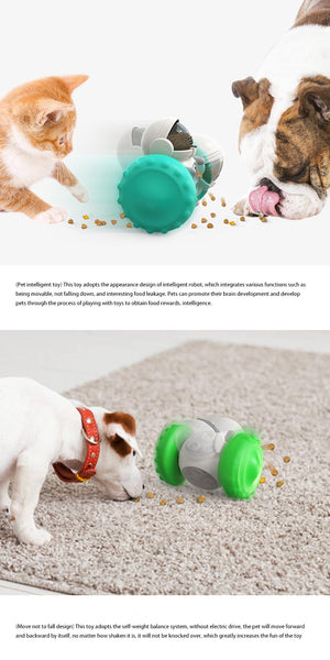 Toys for Dog Interactive Dog or Cat Food Dispenser Tumbler Balance Toys Pet Increases IQ Slow Feed Dog or Cat Training Toys