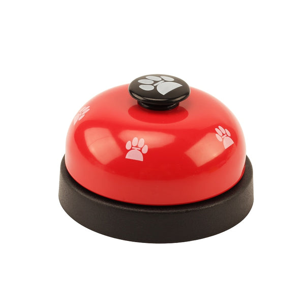 Pet Toy Bell Dog Cat Training Interactive Sounding Toy Called Dinner Small Bell Footprint Ring Trainer Feeding Reminder