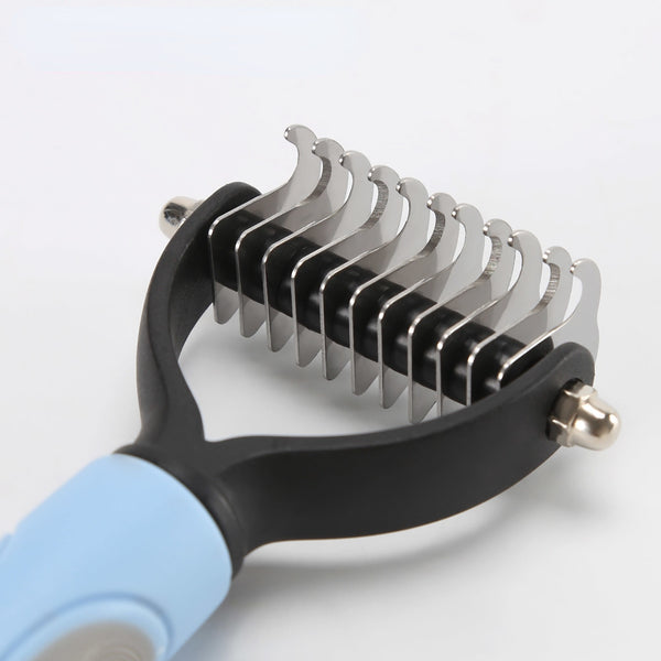 Dog Comb Pet Hair Removal Comb Cat Grooming Brush Detangler Fur Trimming Pet Grooming Tool Dog Brush For Long Hair