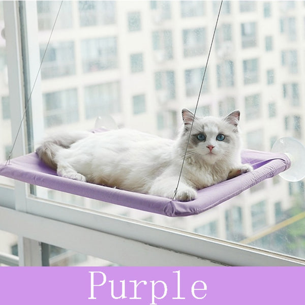 Cat Window Hammock With Cushion Hanging Sleeping Bed With Strong Suction Cups