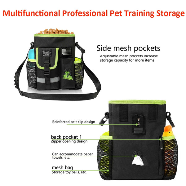 Outdoor Dog Treat Pouch For Portable Dog Training Snack Food Container