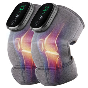 Thermal Knee Massager Electric Wireless Leg Joint Elbow Heating Vibration Massage Arthritis Therapy Pain Relief Knee Pad Support