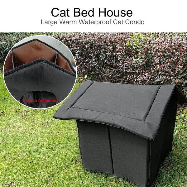 Foldable Cat Or Dog House Waterproof Dog And Cat Bed