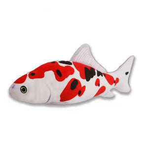 Cat Toy Training Entertainment Fish Plush Stuffed Pillow 20CM Simulation Fish Cat Toy Fish Interactive Pet Chew Toys