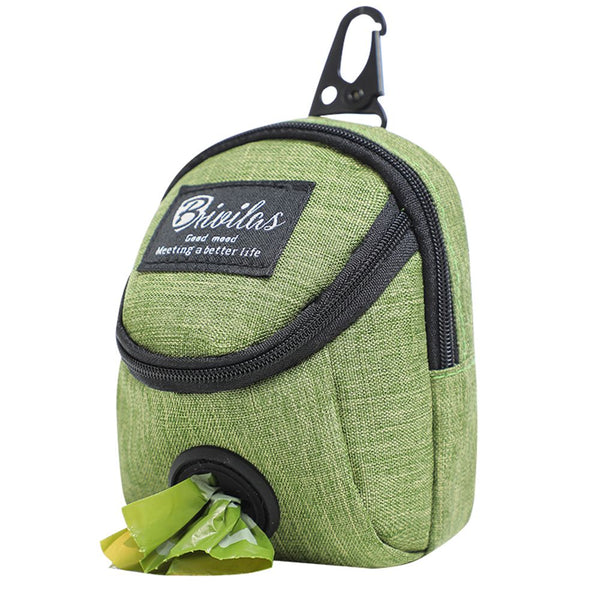 Portable Multifunction Dog Treat Pouch And Poop Bag Dispenser Dog Training Travel Bag