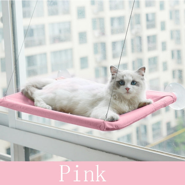 Cat Window Hammock With Cushion Hanging Sleeping Bed With Strong Suction Cups