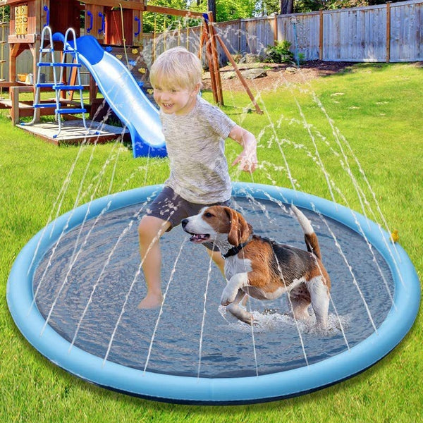 Inflatable Dog Sprinkler Pad Pet Swimming Pool