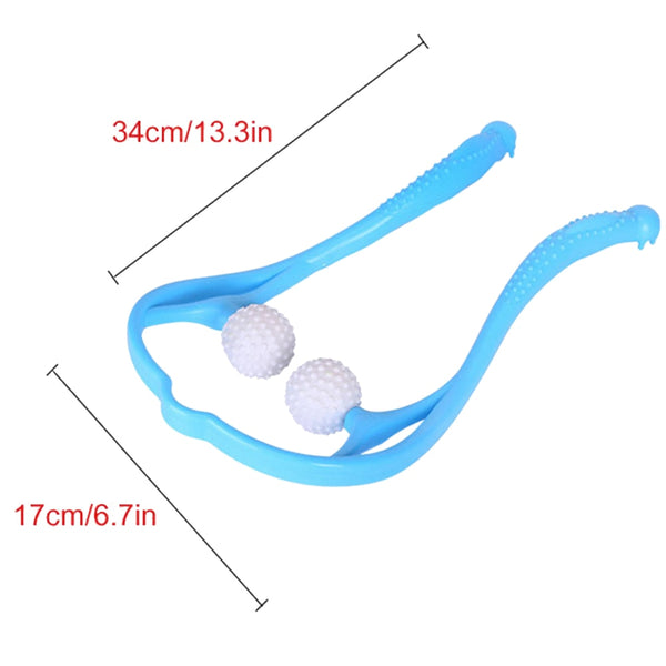 Plastic Pressure Point Therapy Neck Relief Hand Roller Neck Massager for Neck Shoulder Trigger Point