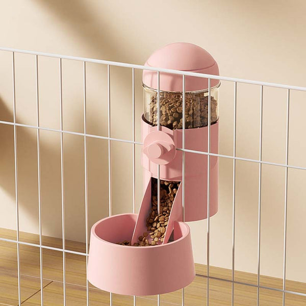 Pet Food Bowl Can Hang Stationary Dog for Cat Cage Feeder Bowls Dogs Hanging Bowls Puppy Rabbit Kitten Birds Feeder Dispenser