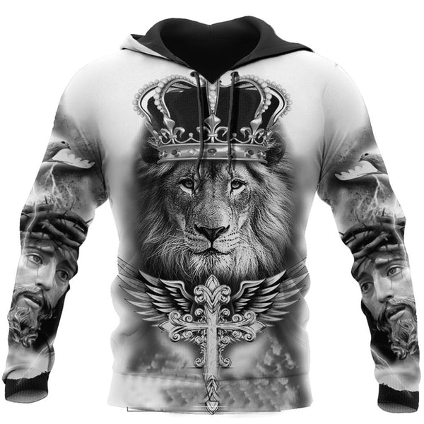 3D Printed Men's Animal Hoodies Unisex Pullover