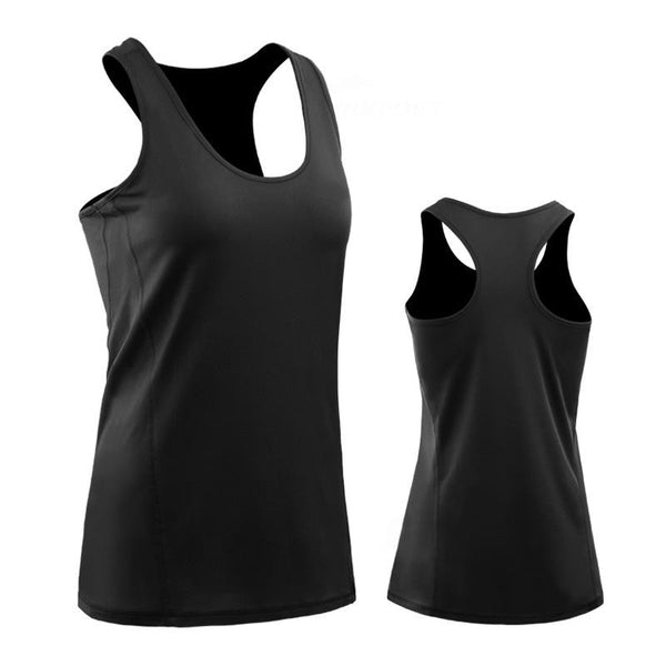 Female Sport Tops Sleeveless Yoga Shirt Exercise Workout T-Shirts Women Running Singlets Sexy Gym Clothing Jogging Tights Blouse