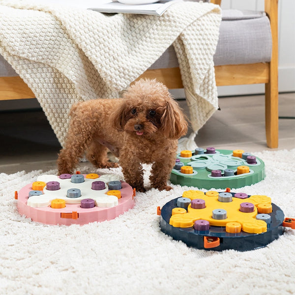 Cat or dog Puzzle Toys Automatic Feeder Training Relieve Boredom Educational Interactive Increase IQ Food Dispenser NonSlip