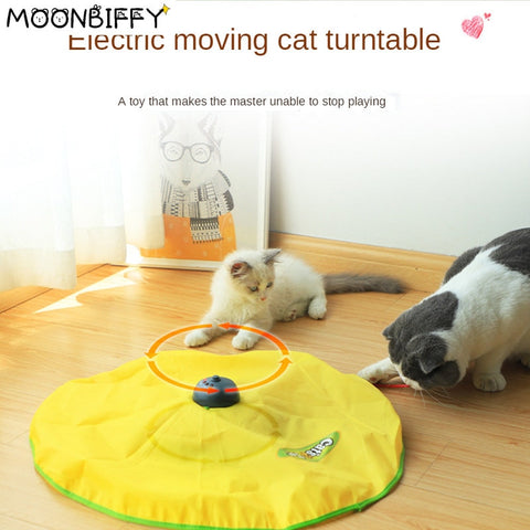 Automatic Electric Rotating Turntable Cat Toy