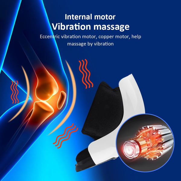 Electric Heating Knee Pad Air Compression Massager Infrared Therapy Joint Arthritis Relief Pain Physiotherapy Knee Brace Massage