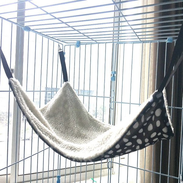 Cat Hammock Hanging Nest Cat Cage Supplies Polyester Material Plus Cotton Imitation Cashmere Washable