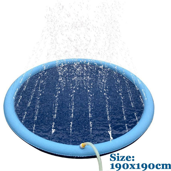 Inflatable Dog Sprinkler Pad Pet Swimming Pool