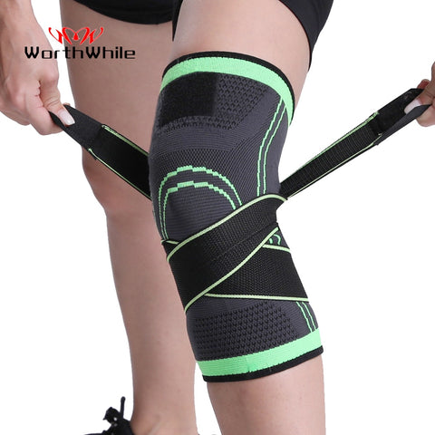 1PC Sports Kneepad Men Pressurized Elastic Knee Pads