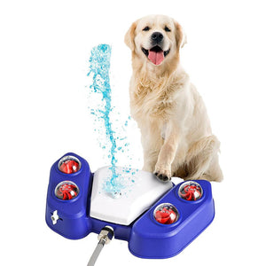 Interactive Step On Water Dispenser Water Fountain Dog Sprinkler Toy